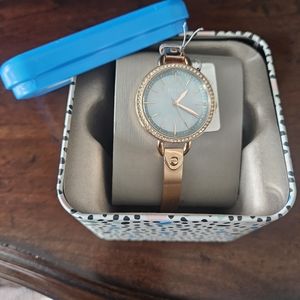 Rose Gold Fossil Watch